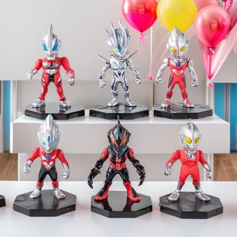Anime Merchandise Figures - 6PCS Hot Anime Ultramans Series Model