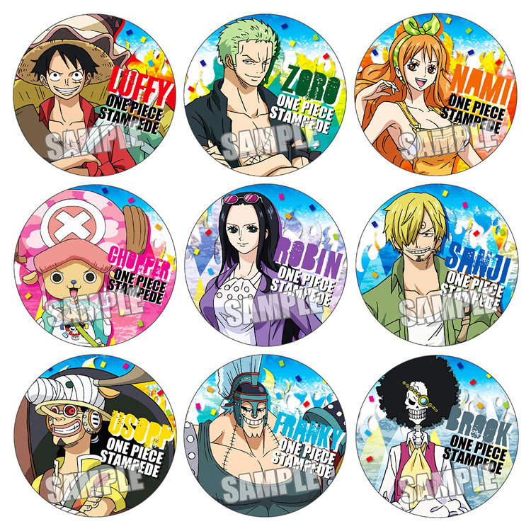 Anime Merchandise Figures - One Piece Film Stampede Anime Badge