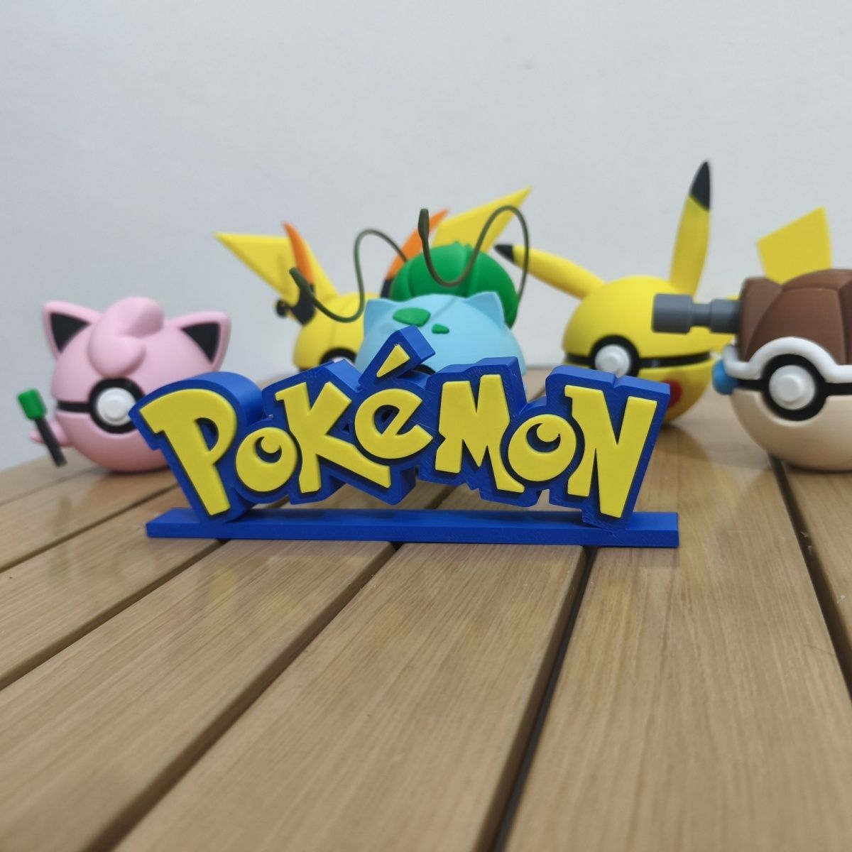 Anime Merchandise Figures - Pokemon standee logo display new model
