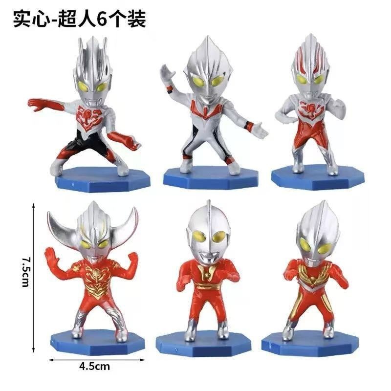 6PCS Hot Anime Ultramans Serie - Anime Merchandise Figures 评论和价格