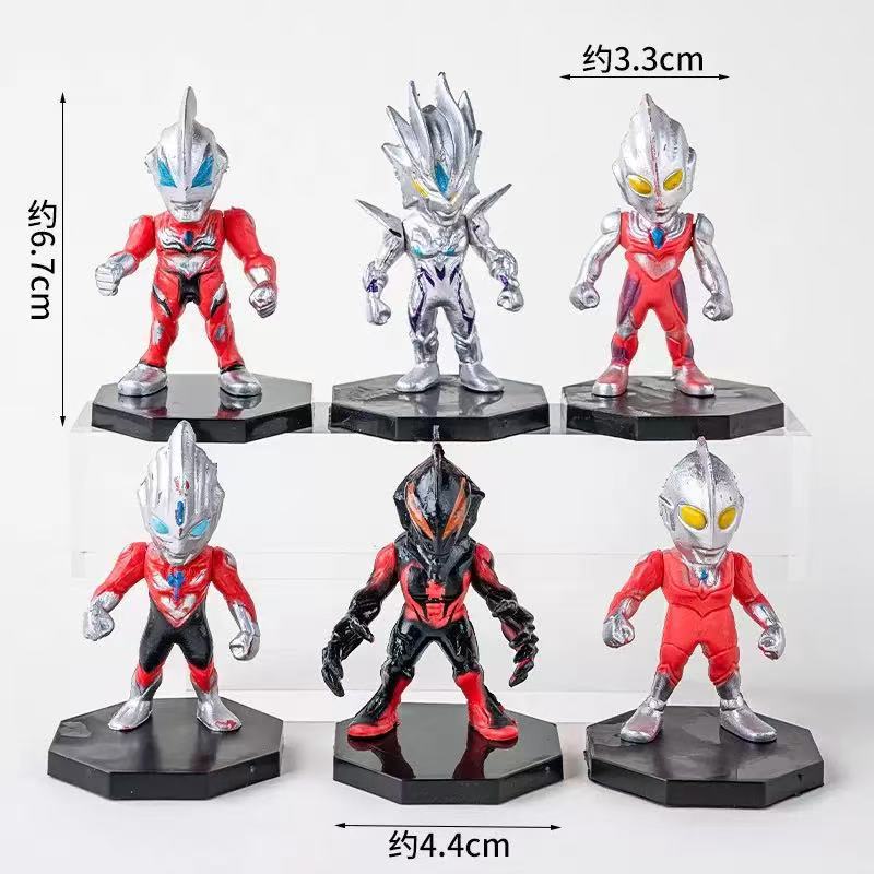 6PCS Hot Anime Ultramans Serie - Anime Merchandise Figures 评论和价格