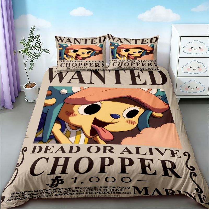 Luffy 3pcs Duvet Cover Set One - Anime Merchandise Demon Slayer 评论和价格