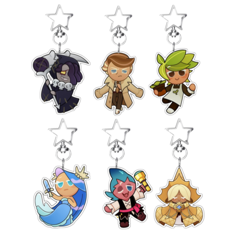 6Cm Acrylic Keychain for Cooki - Anime Kingdom Merchandise 评论和价格