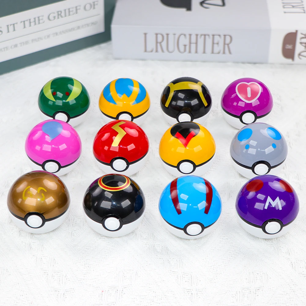 12PCS Pokemon Ball Pokeball Pi - Pokemon Anime Merchandise 评论和价格