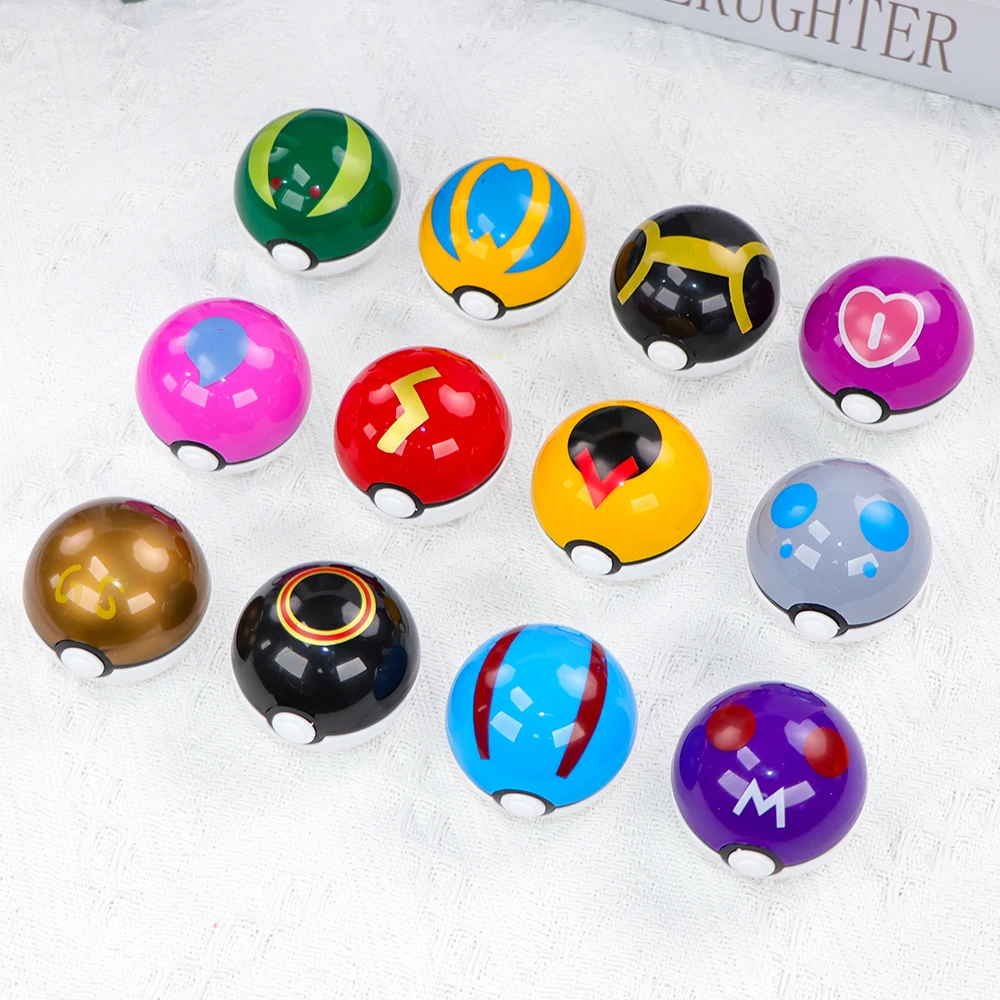 12PCS Pokemon Ball Pokeball Pi - Pokemon Anime Merchandise 评论和价格