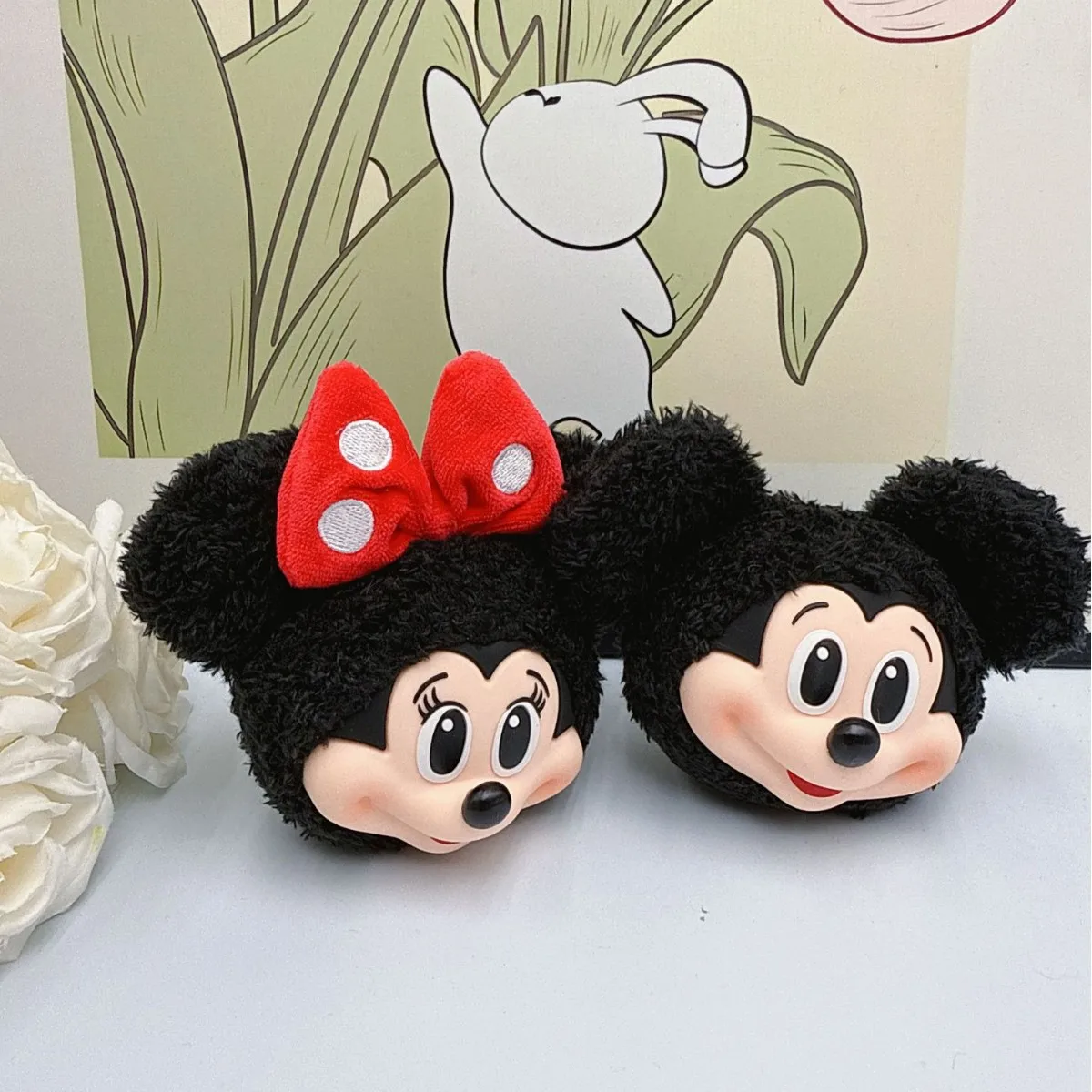 Mickey Minnie Plush Doll Keych - Anime Merchandise Figures 评论和价格