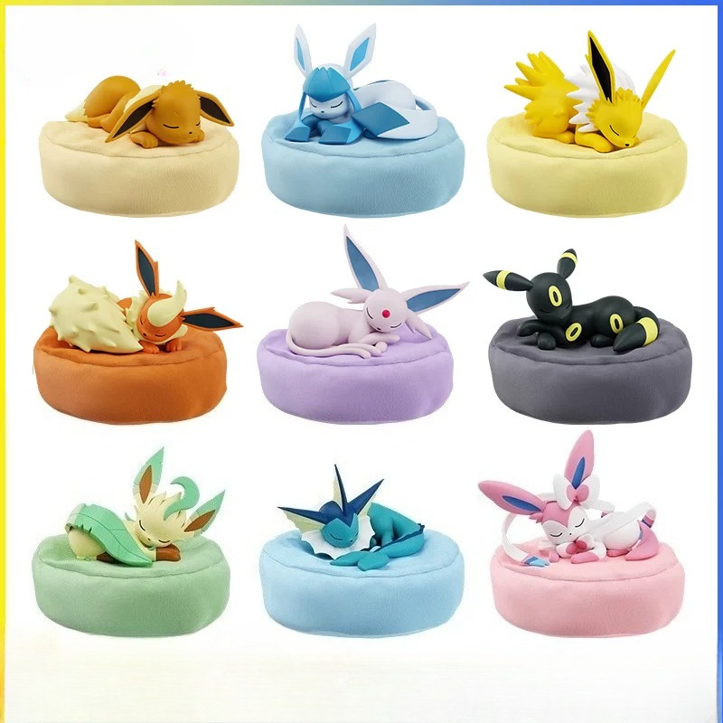 Pokemon Eevee Sleeping Positio - Pokemon Anime Merchandise 评论和价格